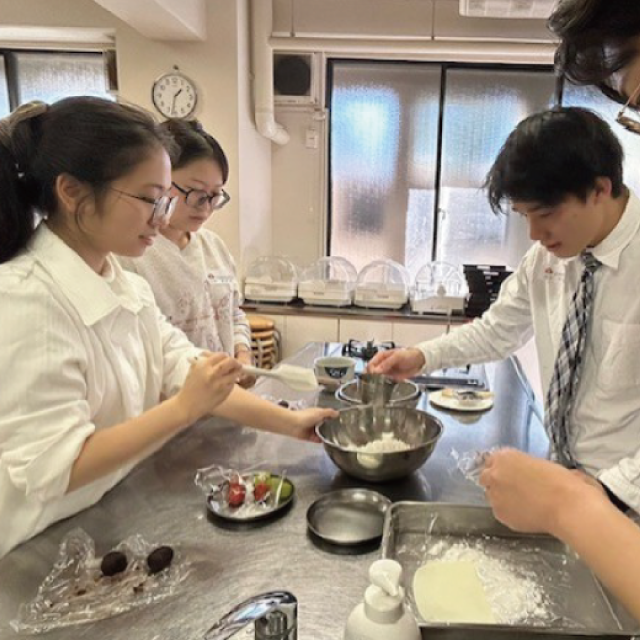 調理体験の様子